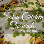 Salsa Chicken Casserole Mexican Bake is a good way to change up the casserole that you have been having. It's an easy way to make something Mexican that is a bit different as well.