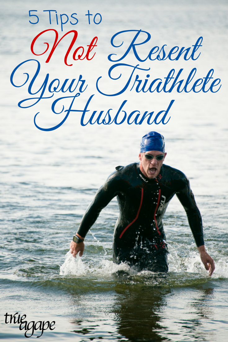 Resentment is a common emotion to have when you husband is a triathlete. Here are 5 tips from a wife of a triathlete.