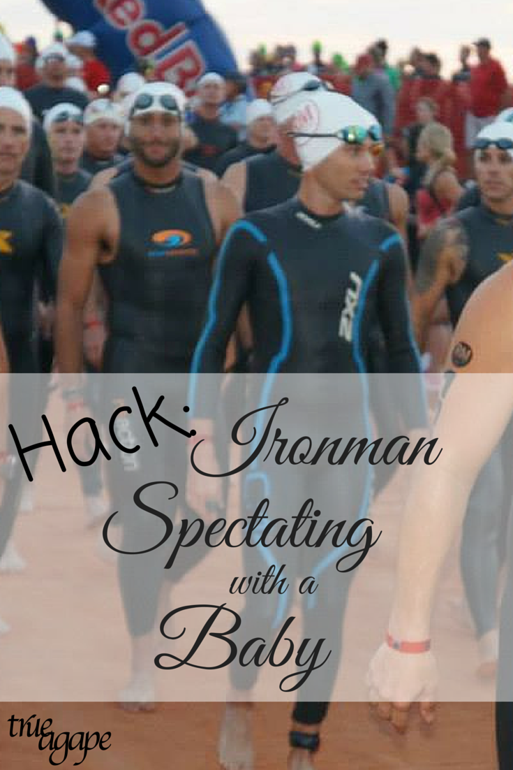 Ironman spectating is a sport of it's own. Bringing along a baby makes it even more challenging. This is a must read hack for Ironman spectating with a baby!