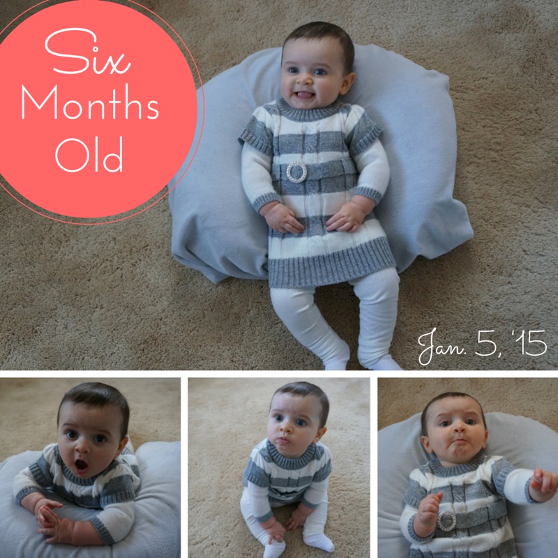 Great idea for watching baby grow. Month by month pictures.
