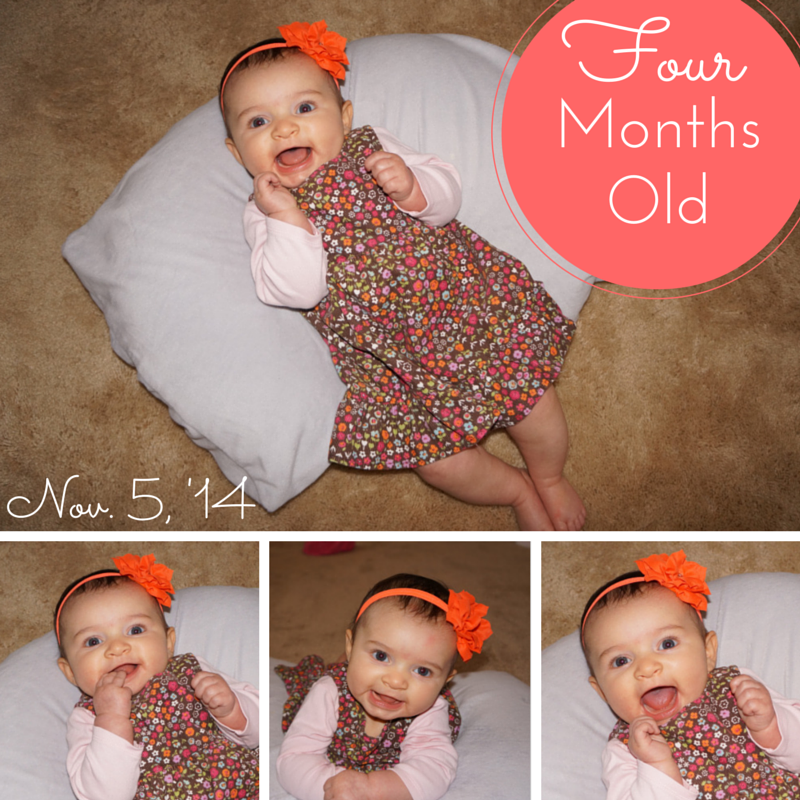 Great idea for watching baby grow. Month by month pictures.