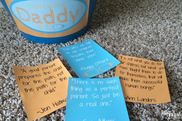 New Daddy Gift Basket Printables makes for an easy and meaningful gift for the new daddy. 