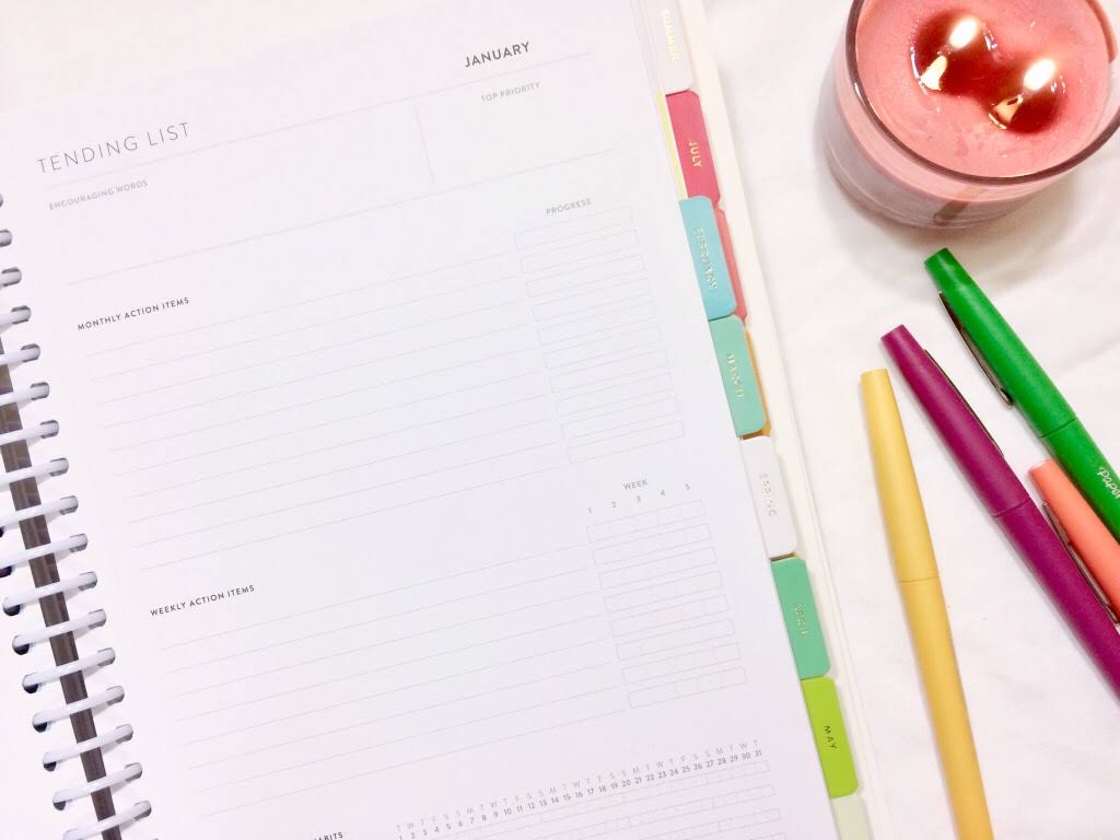 2019 Goal Planner Cultivate What Matters PowerSheets
