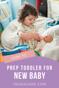 Use these tips to prep toddler for a new baby. Teach your toddler to be gentle, share, and be kind. Add these tips to your baby prep list for a smoother transition for the whole family.